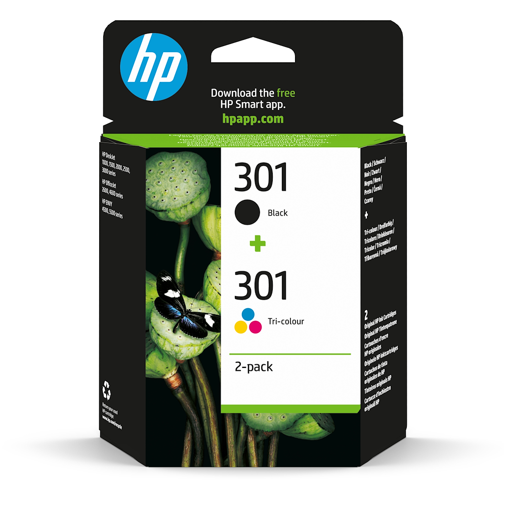 HP 301BKCL - 301 Originalpatronen Multipack