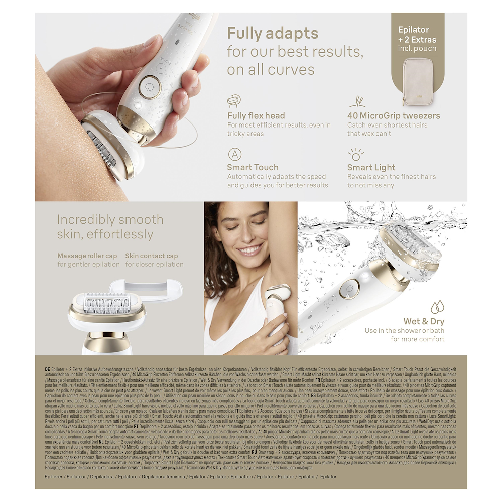 BRAUN SES90113D - Braun Silk-épil 9-011 Flex Epilierer