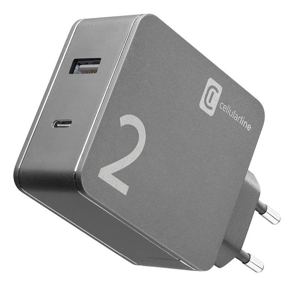CELLULAR LINE ACHUSB2HOME42WK - Duo Ladegerät - MacBook und iPhone