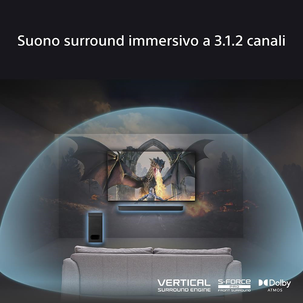 SONY HTBD60 - HTBD60 - Soundbar 3.1.2 mit Subwoofer