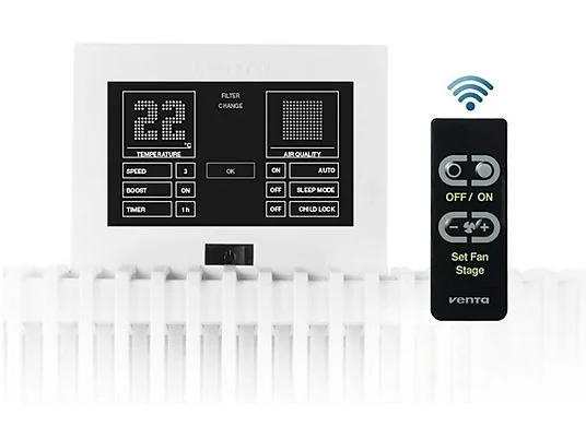 VENTA 2065501 LP60 Ultra weiß - Venta LP60 Ultra Luftreiniger für Allergiker