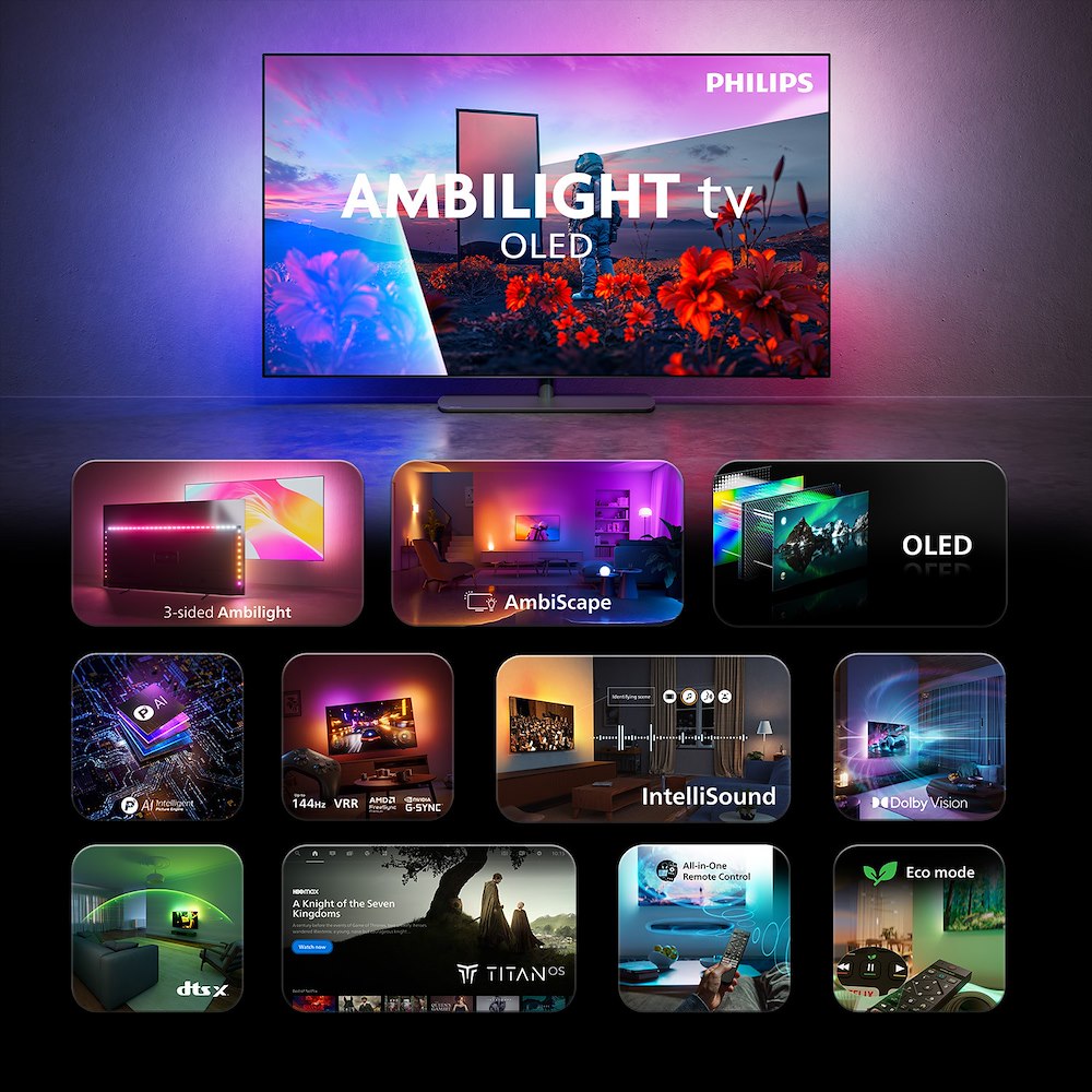 PHILIPS 55OLED811 - OLED TV 55" 4K UHD
