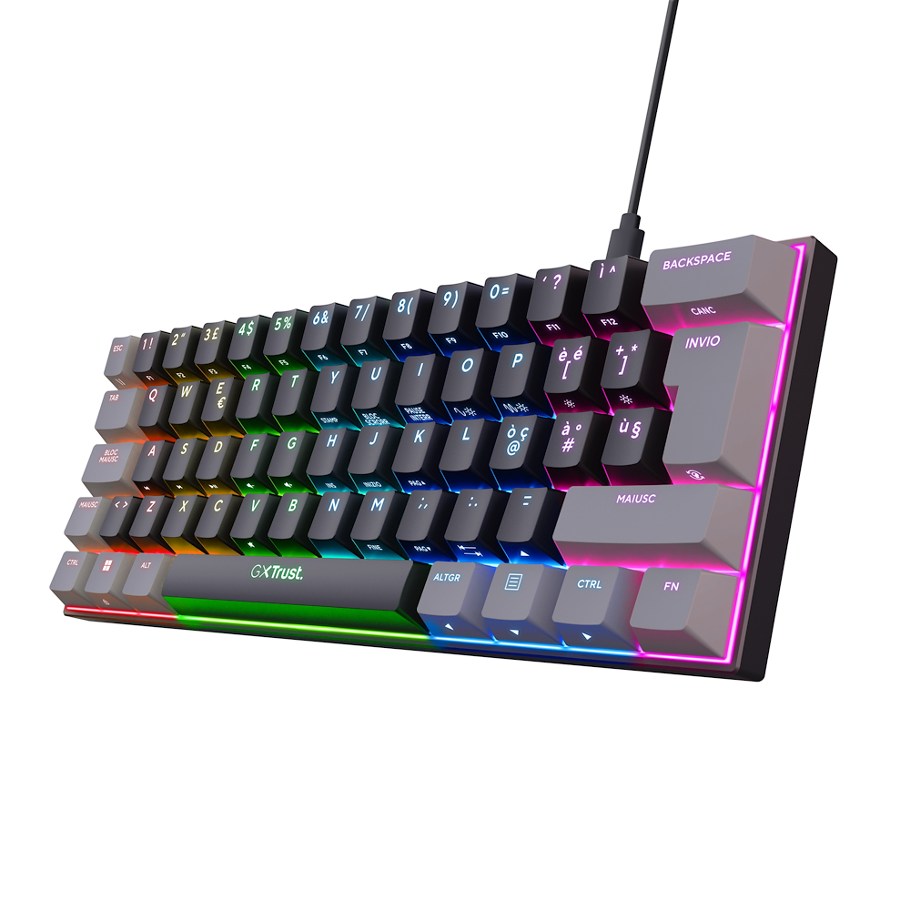 TRUST 24884 - Trust GXT 867 Mini Gaming Tastatur
