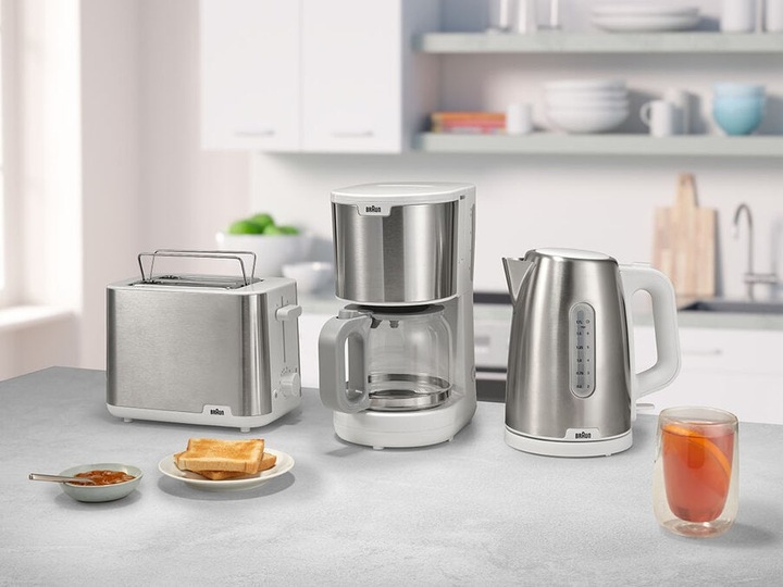 BRAUN KF1500WH - Filterkaffeemaschine KF 1500 WH PurShine Weiß