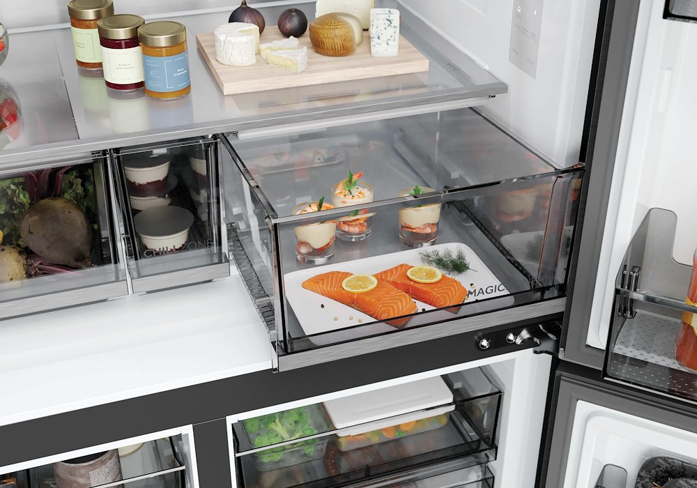 HAIER HCR59F18DNMM - 4-türiger NoFrost Kühlschrank 706L Inox