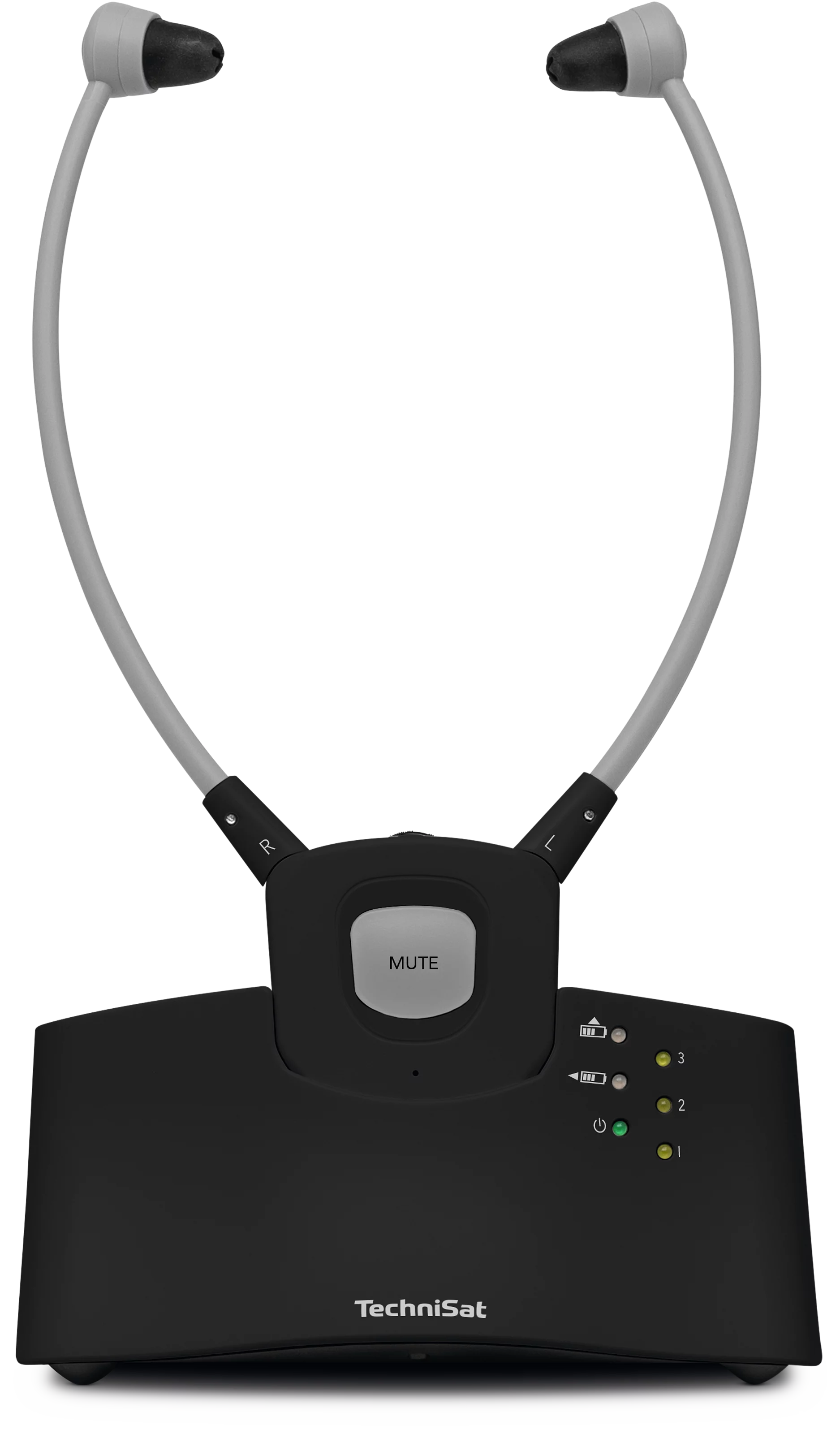 TechniSat 0001/9130 - Kabelloser Stereo-Funkkopfhörer für Fernseher