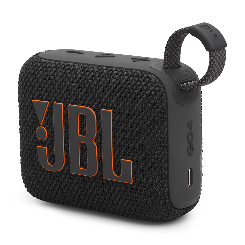 JBL JBLGO4BLK - GO 4 Tragbarer Bluetooth-Lautsprecher Schwarz