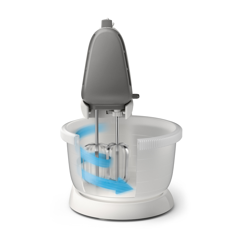 PHILIPS HR3745 - Philips HR3745 450W Handmixer mit Schüssel