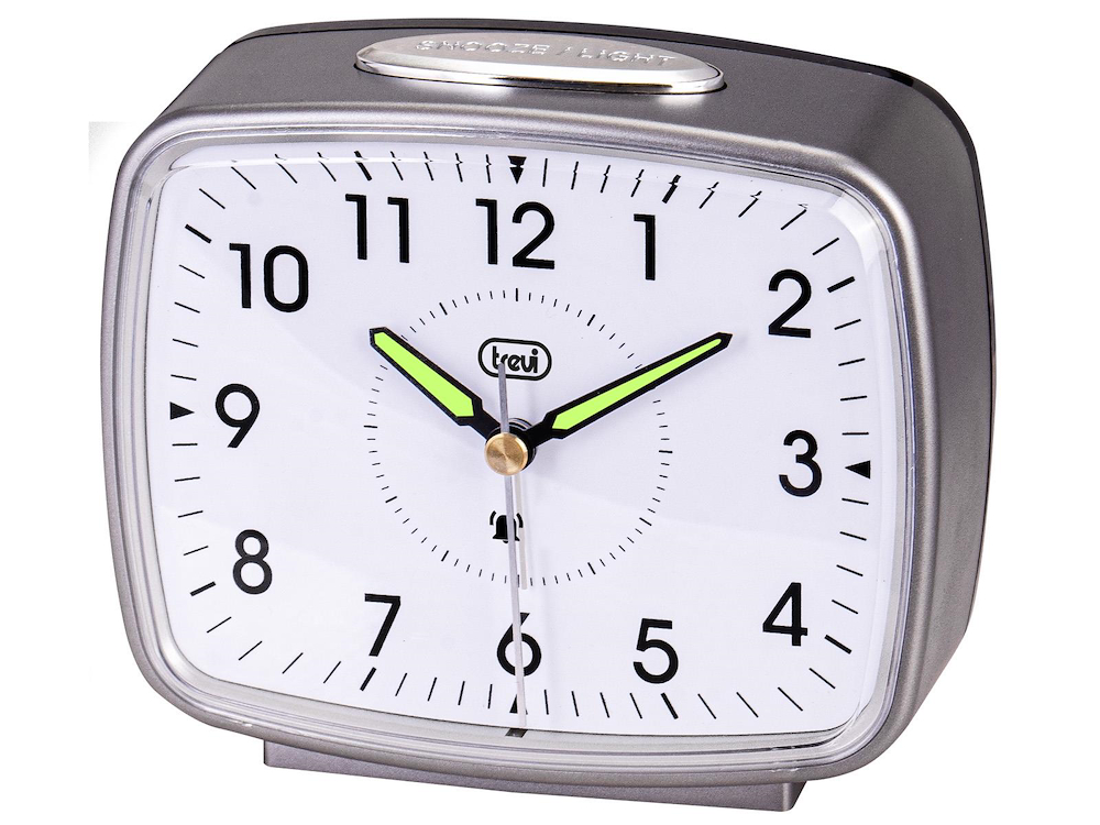 TREVI 0SL309810 - QUARZWECKER METALL GRAY