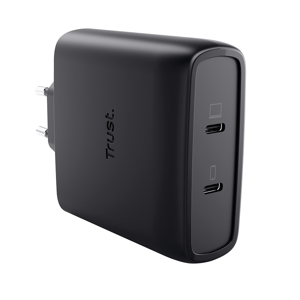 TRUST 25527 - Trust Maxo 100W USB-C Ladegerät in Schwarz