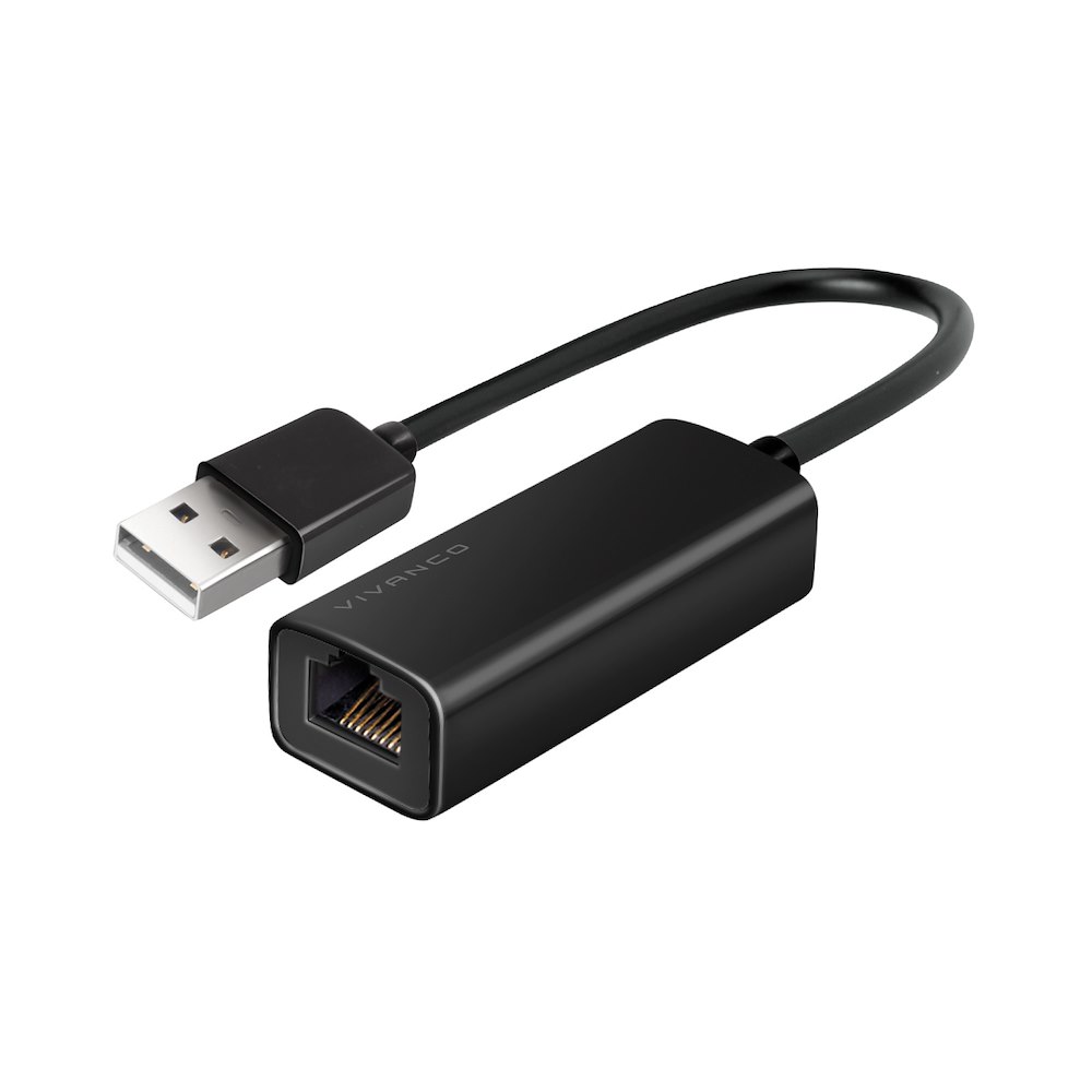 VIVANCO VNITUSBLANK - LAN zu USB A Adapter
