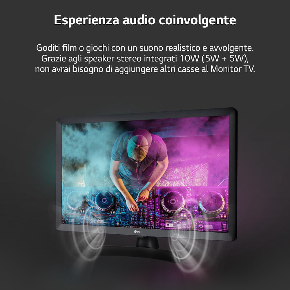 LG 24TQ510SPZ - 24" Smart TV Monitor