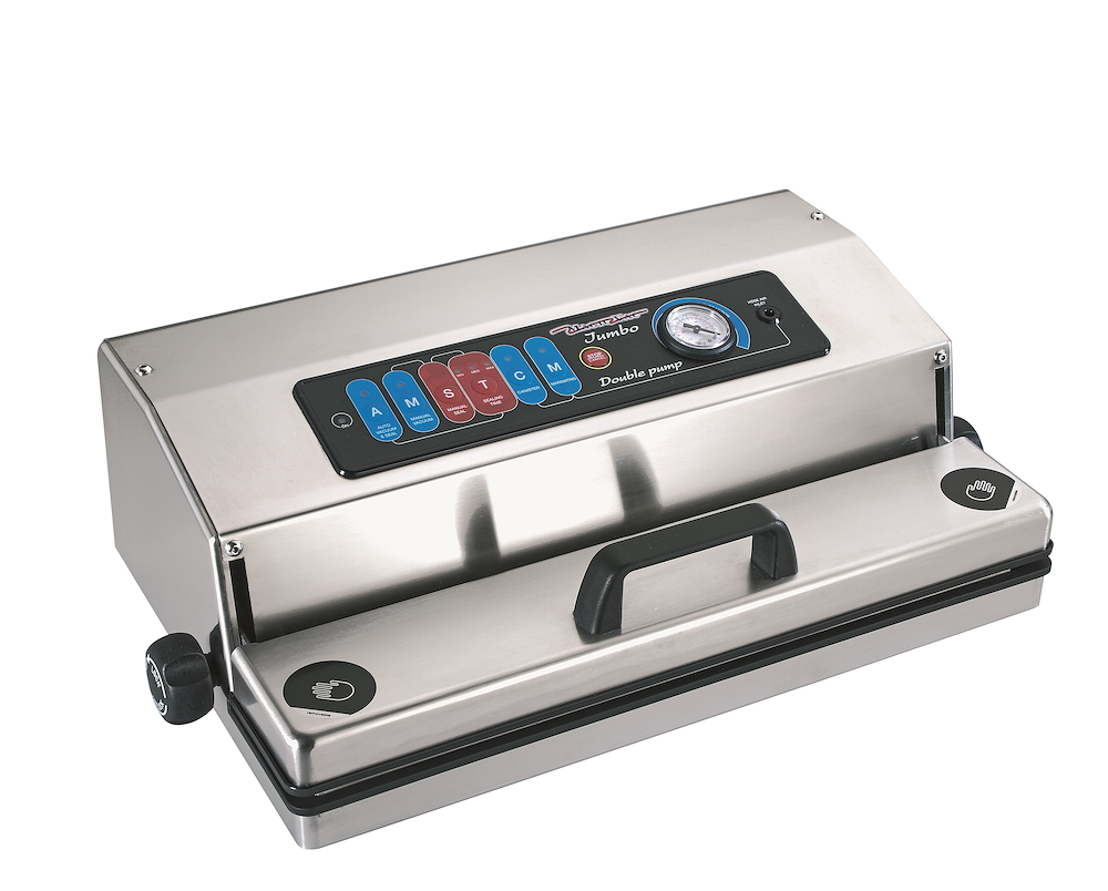 MAGIC VAC V702PK1 - V702PK1 0006880 MACCH.SOTTOVUOTO 380W DOPPIA POMPA JUMBO INOX