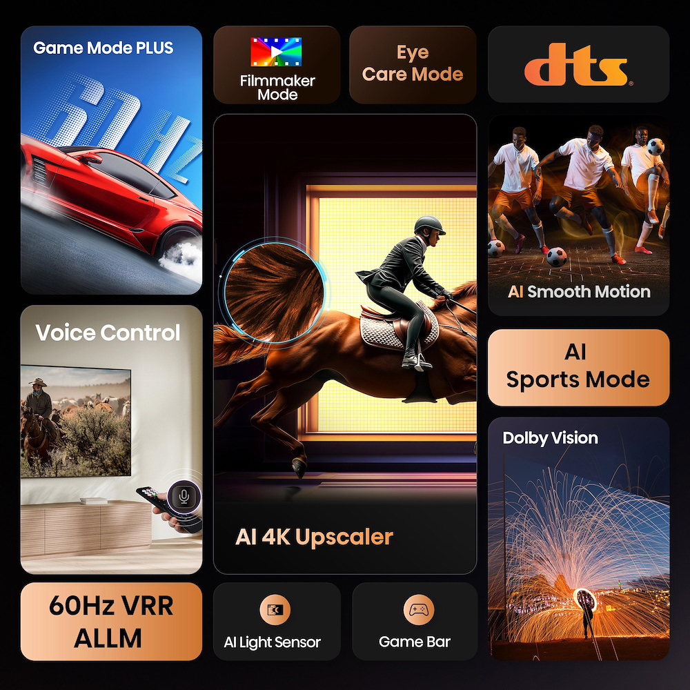 HISENSE 75A69Q - Smart TV 75" 4K