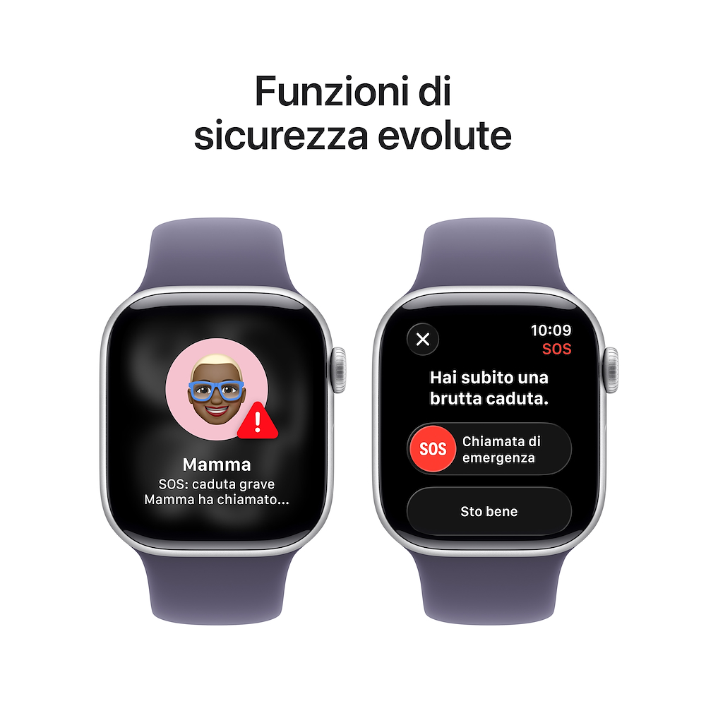 APPLE MEU74QL/A - Apple Watch 11 GPS Silber Lila