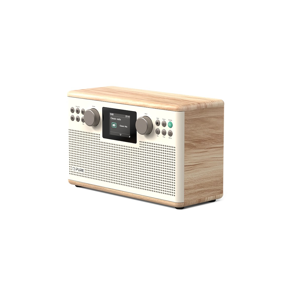 PURE 255048 - DAB+ Radio BT CLASSIC H6 in in Cotton White