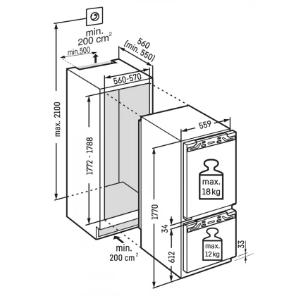 LIEBHERR IRCE5121 - Liebherr IRCE 5121 Plus Einbau-Kühlschrank