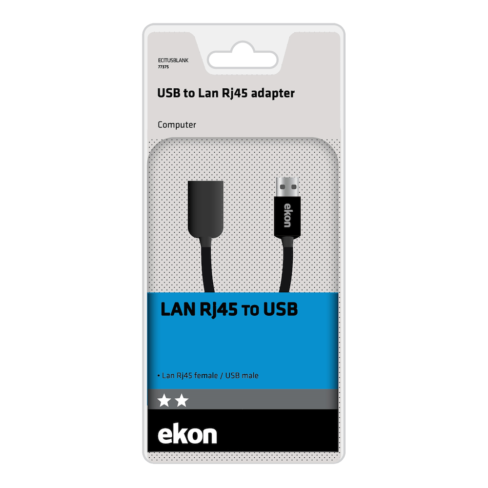 EKON ECITUSBLANK - USB zu LAN Adapter