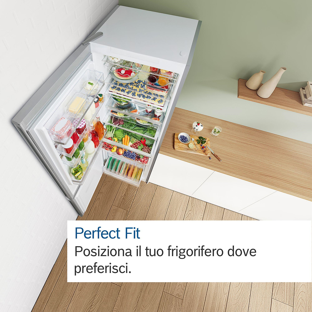 BOSCH KGN86AIDR - Kombigerät 631 L Edelstahl von