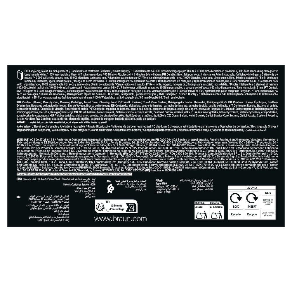 BRAUN NEVO11000C - Elektrischer Rasierer Silber