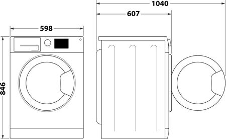 INDESIT CYD92DWWIT - Wärmepumpentrockner 9 kg weiß