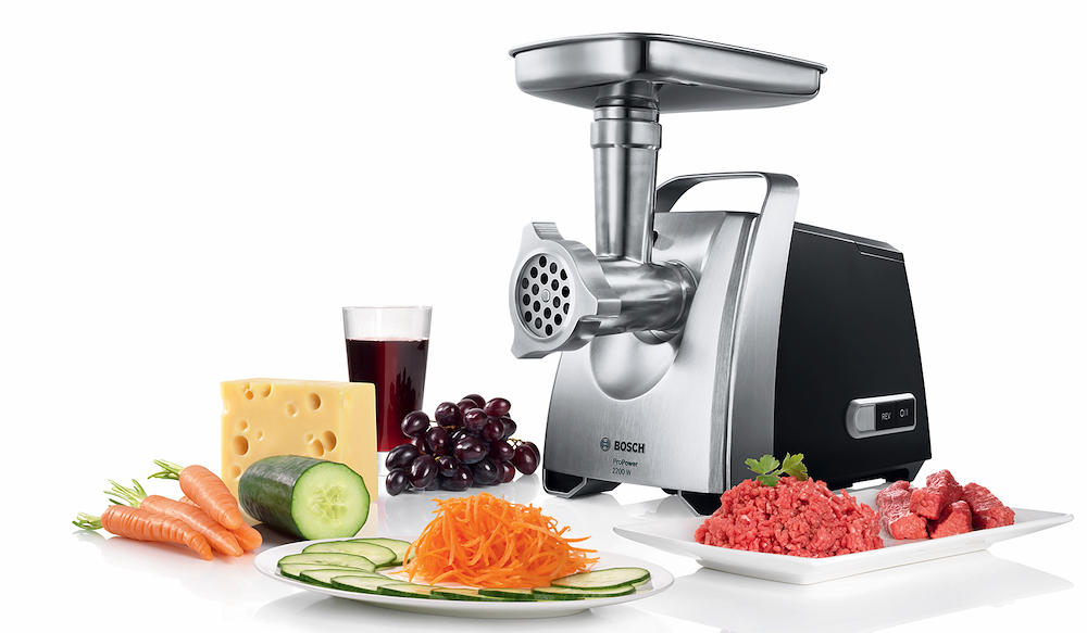 BOSCH MFW68660 - Elektrischer Fleischwolf 800W mit 3 Scheiben