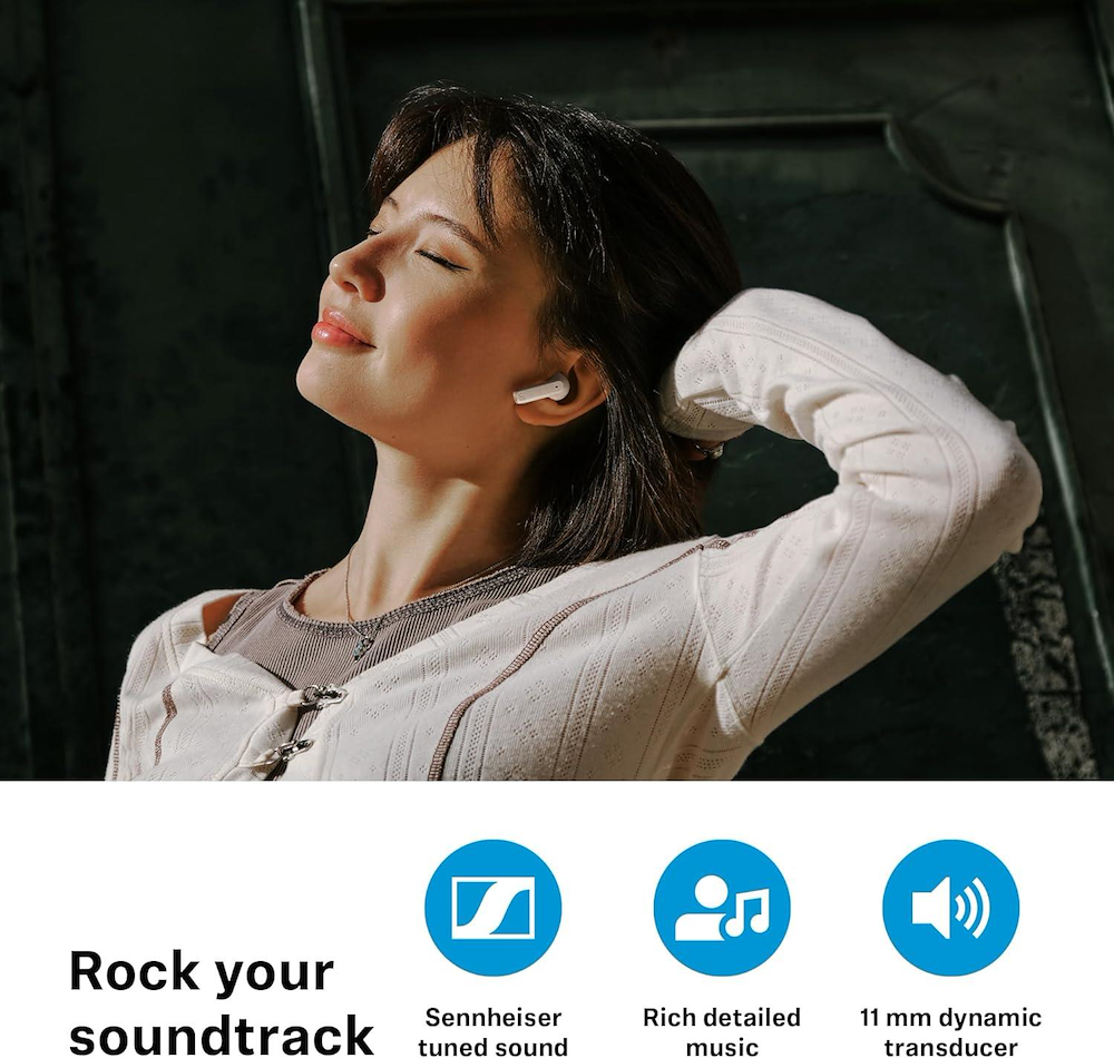 SENNHEISER ACCENTUM TW OPEN - True Wireless Ohrhörer Open Cream