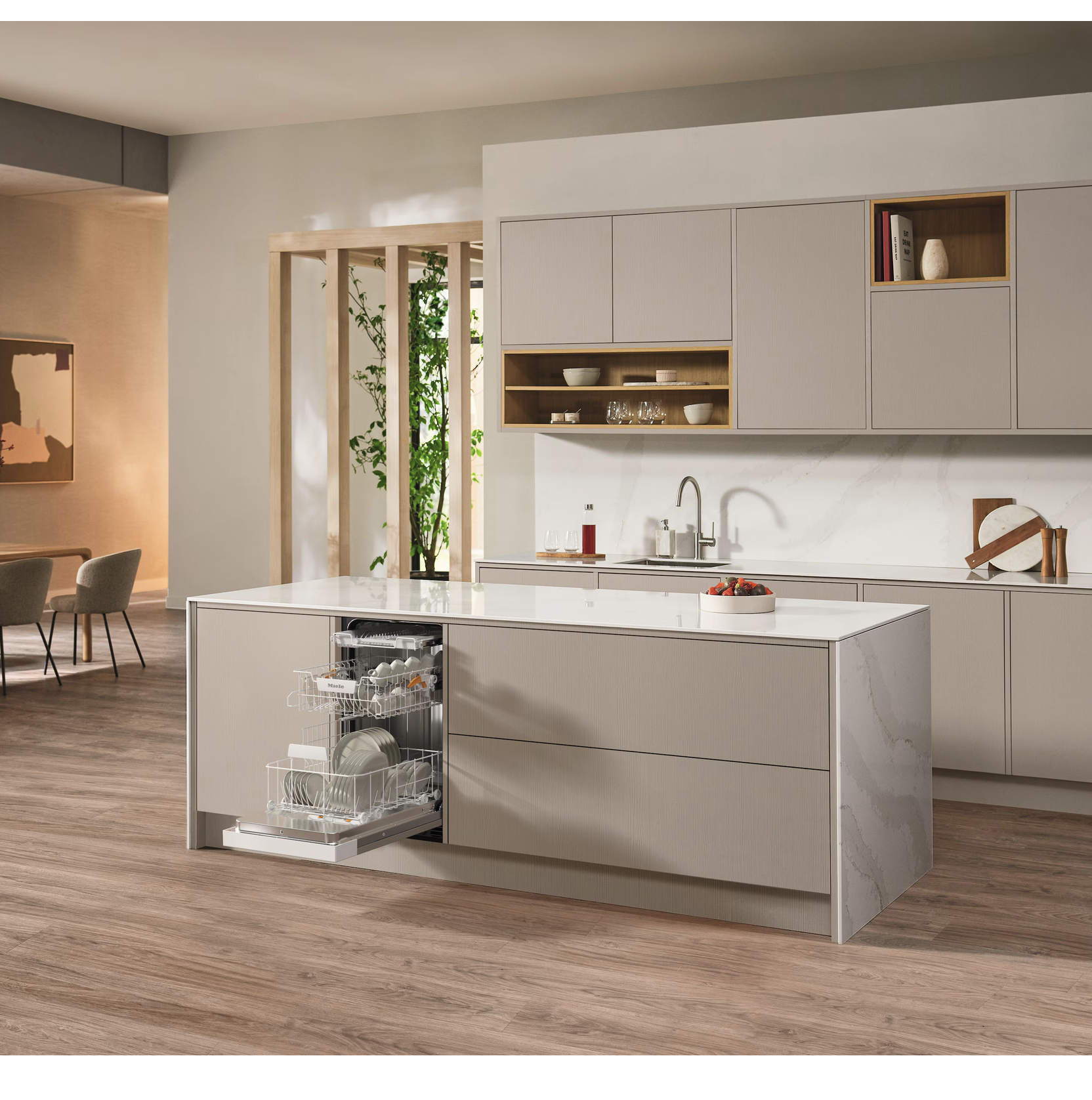 Miele G5540SCISLBW - Teilintegrierter 45-cm Geschirrspüler