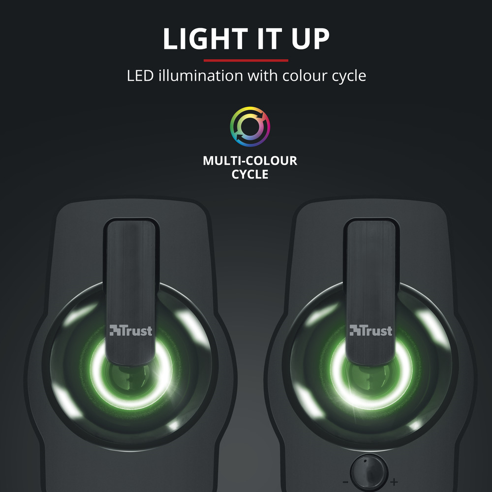 TRUST 22948 - Trust Gemi 2.0 RGB Lautsprecher