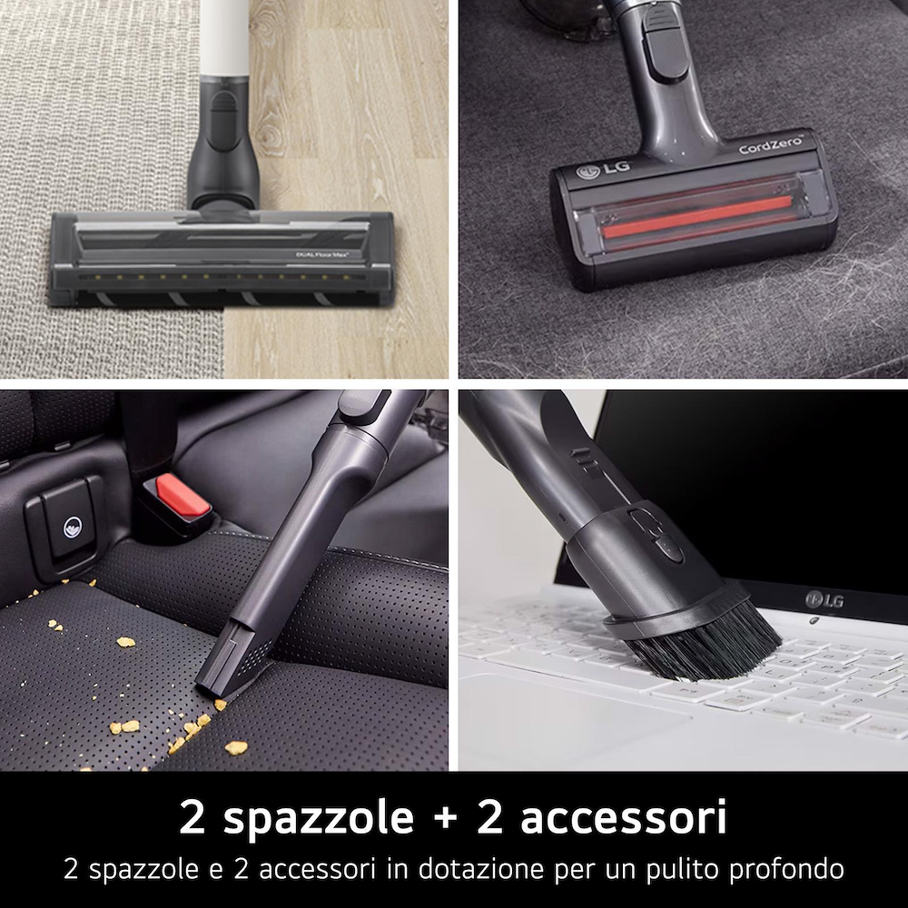 LG A9TPRIME1C - All-in-One Staubsauger 260W mit Wi-Fi Beige