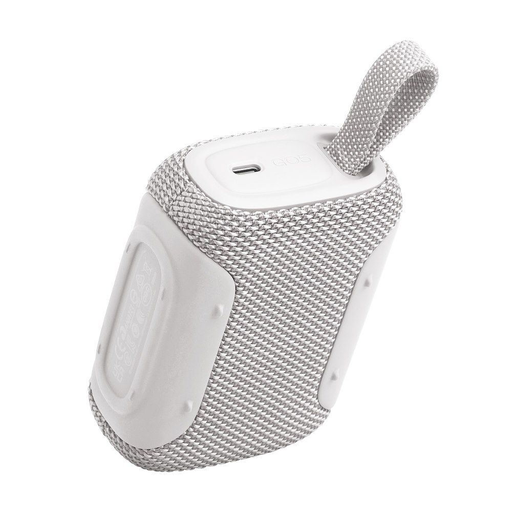 JBL JBLGO5WHT - Kompakter Mini Lautsprecher Weiß