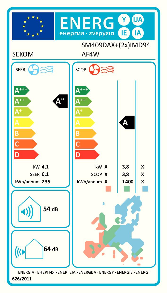 SEKOM IMD94AF4W - 2.6KW Inverter AF4 mit WIFI