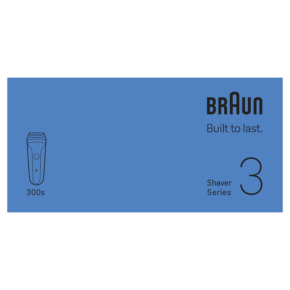 BRAUN 300SNERO - Elektrorasierer Schwarz