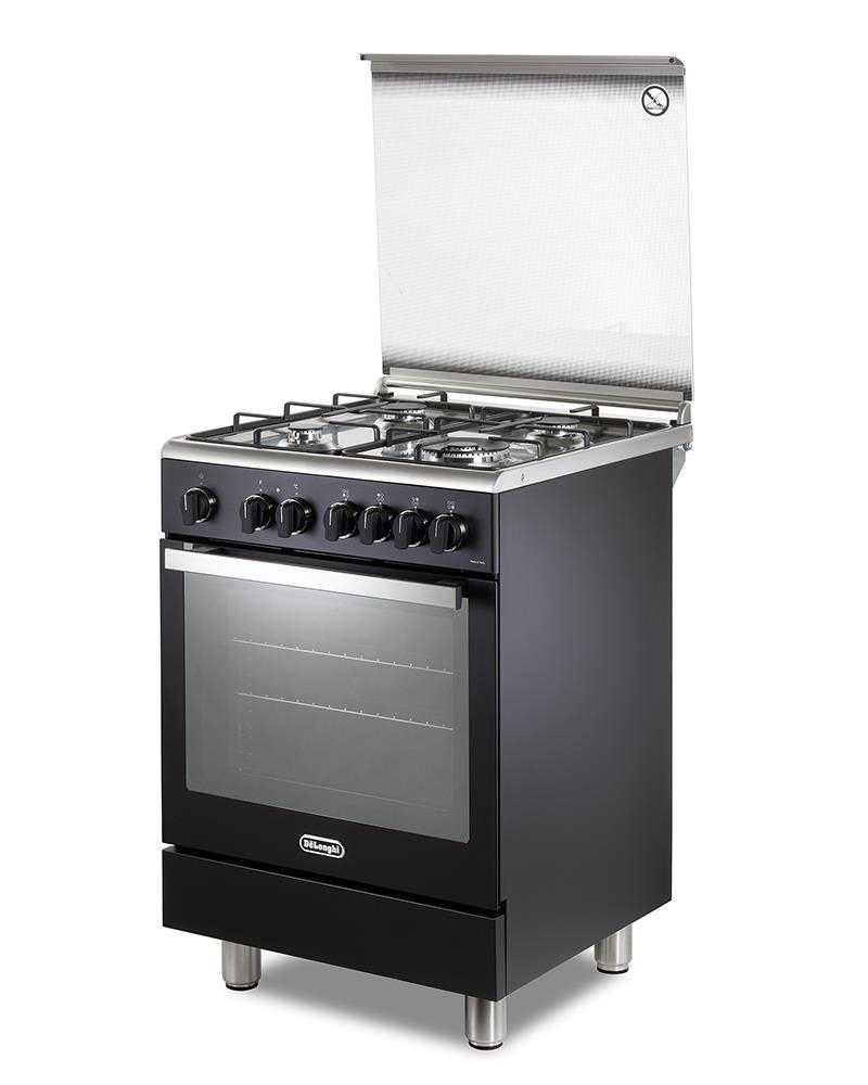 DE LONGHI PEMA64LSG - 60cm Gasherd mit 4 Brennern