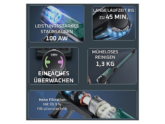 Rowenta RH1833 - X-Force 8.80 Akku-Staubsauger