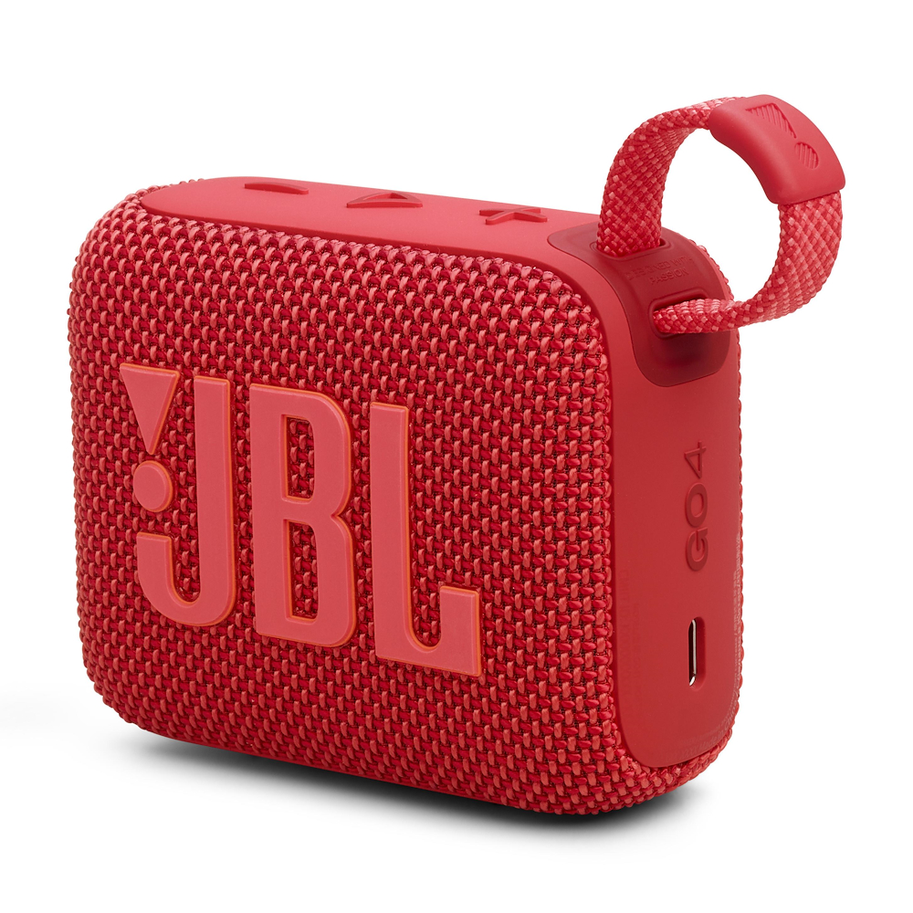 JBL JBLGO4RED - Go 4 Tragbarer Bluetooth-Lautsprecher Rot