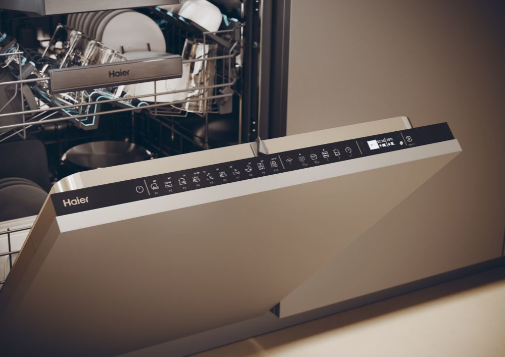 HAIER XI4A4M4PB - Haier 14 Besteck Integrierte Geschirrspüler