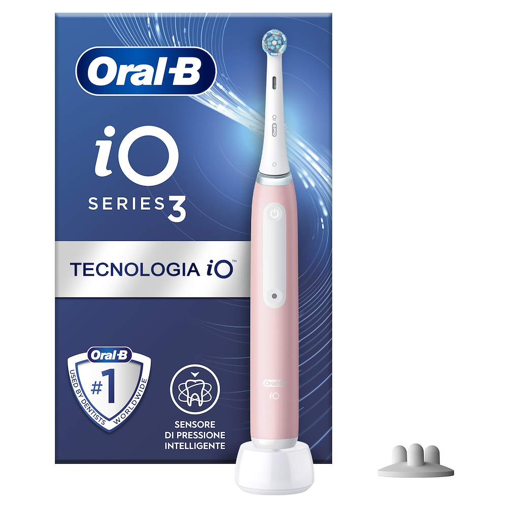 ORAL-B IO3SPINK - Oral-B iO Series 3 Elektrische Zahnbürste Rosa