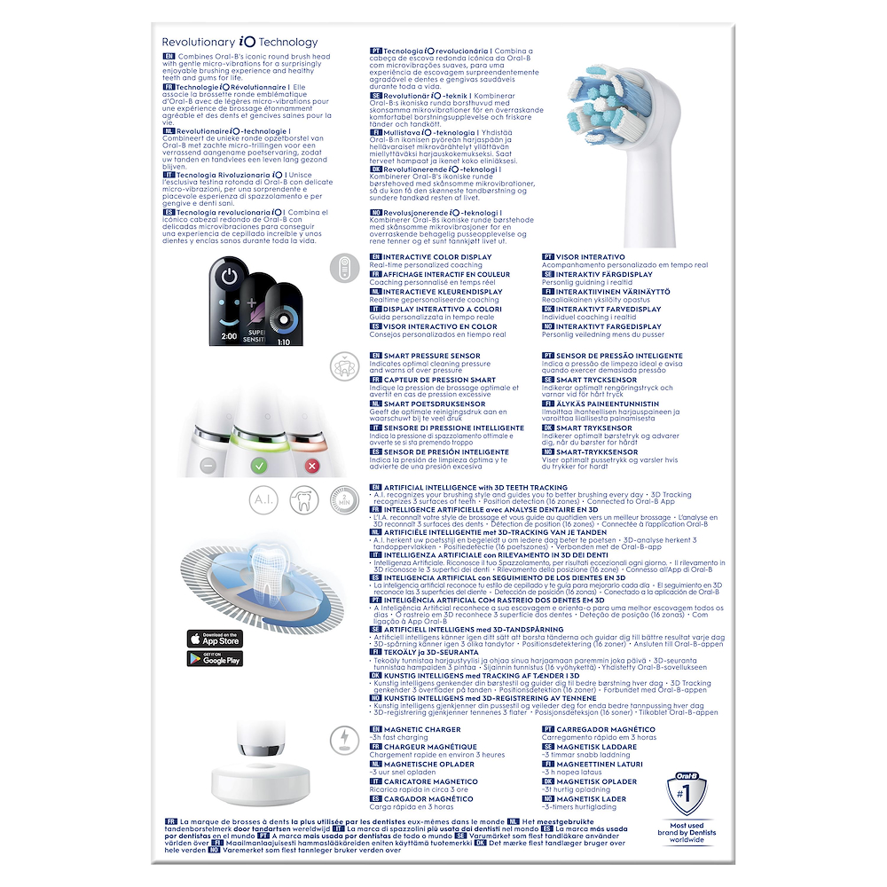 ORAL-B IO9SWHITE - Oral-B iO Series 9 Elektrische Zahnbürste White Alabaster