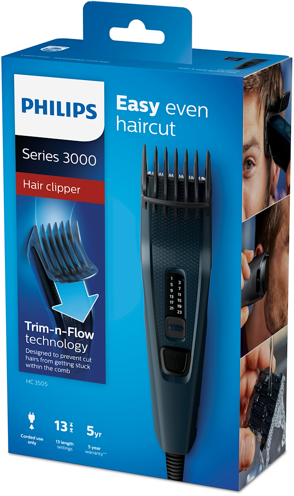 PHILIPS HC3505 - Präziser Haarschneider mit DualCut Technologie