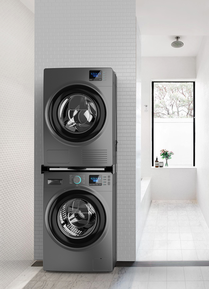 MELICONI 656128 - Meliconi Tür Kit für Waschmaschine Torre Dark