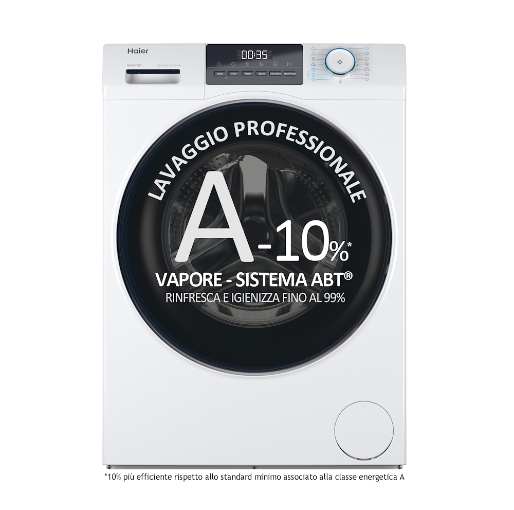 HAIER HW80BP14929AS - Waschmaschine 8 kg 1400 U/min Weiß