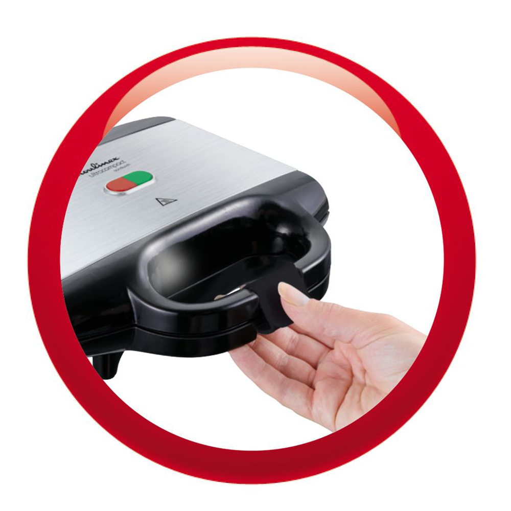 MOULINEX SM156D - Moulinex Ultracompact Metal Sandwich-Maker SM156D