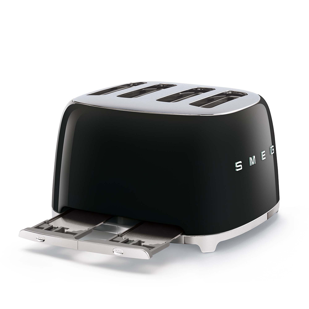 SMEG TSF03BLEU - 50's Style Toaster Schwarz