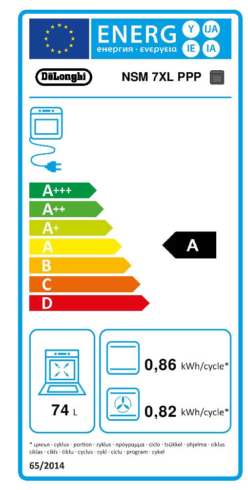 DE LONGHI NSM7XLPPP - Elektrischer Multifunktionsofen 60 cm