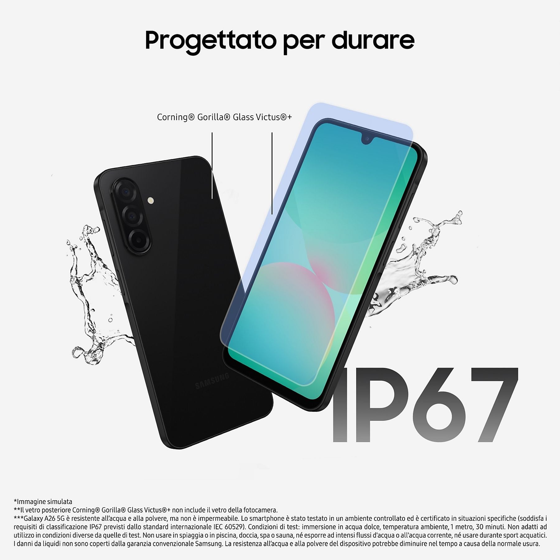 VODAFONE GALAXYA265G128GBVODBLACK - Samsung Galaxy A26 5G Smartphone