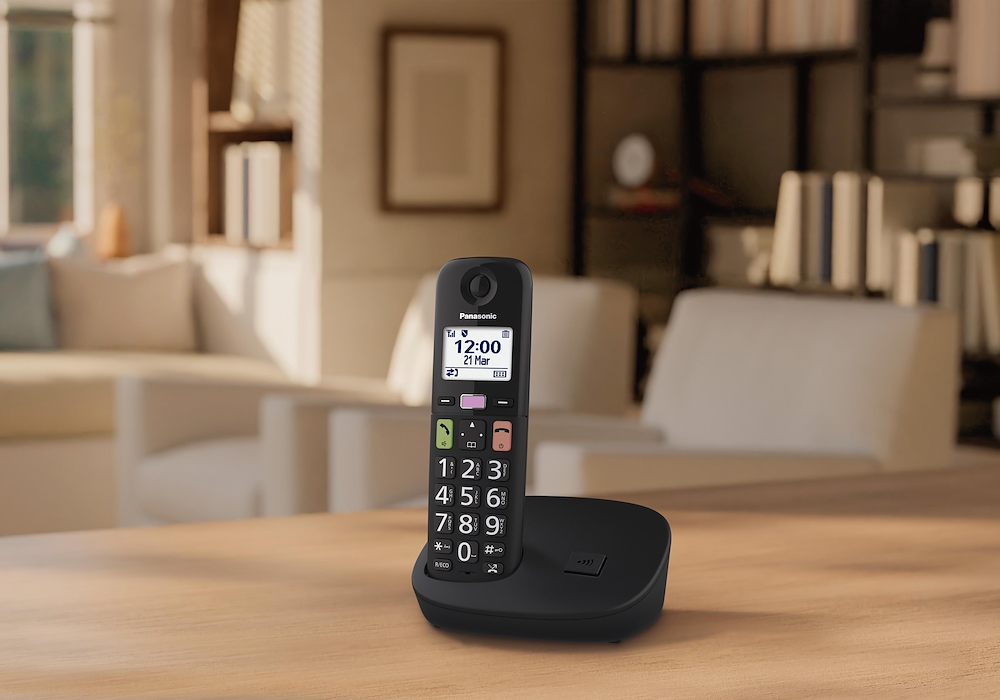 PANASONIC KXTGU110EXB - Cordless Telefon 1,8'' mit Display