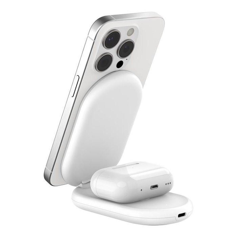 BELKIN WIZ028VFWH - Wireless Ladestation 2in1 Weiß