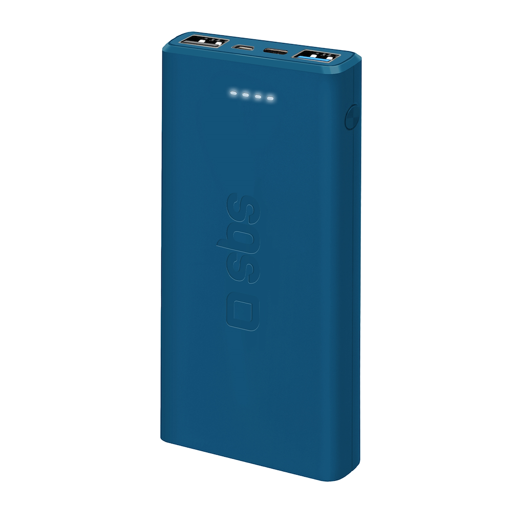 SBS TTBB10000FASTA - Powerbank 10.000mAh Blau