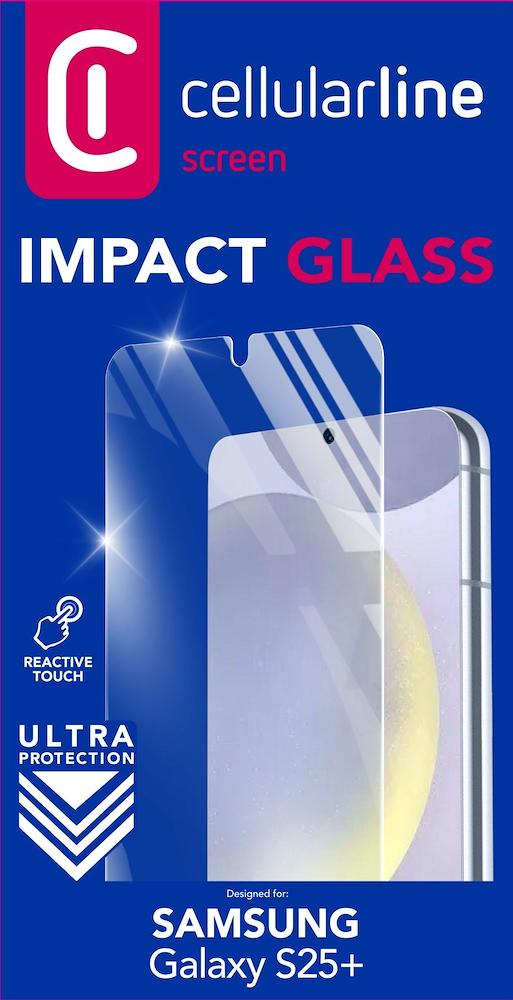 CELLULAR LINE TEMPGLASSGALS25PL - Impact Glass - Glas für Galaxy S25+